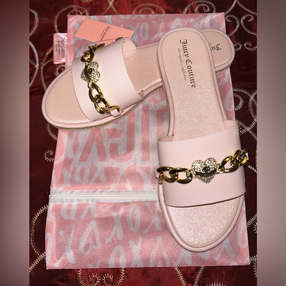 JUICY COUTURE Slippers and Travel Bag Set Mother’s Day Birthday Gift